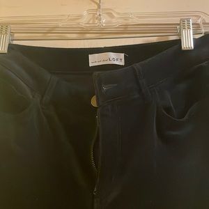 LOFT Curvy Skinny corduroy pants